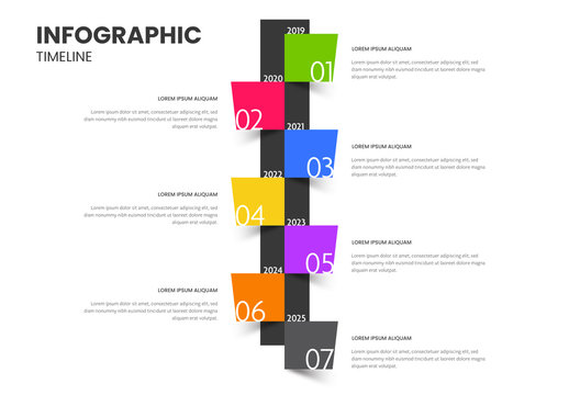 Vertical Timeline Layout