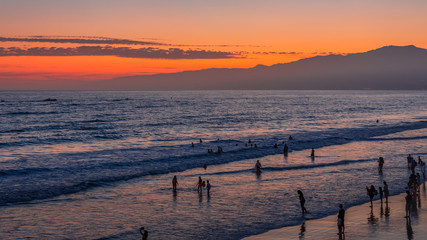 Sunset in Santa Monica  © Marcin