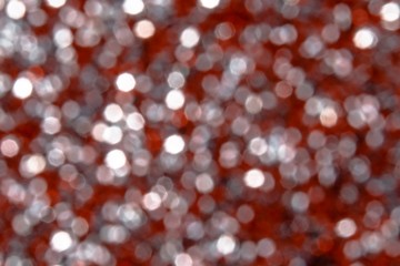 Beautiful colorful festive blurred background for christmas design, copy space. Unique crimson red and silver color backdrop for new year celebration 