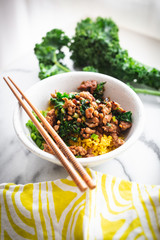 Pork and Kale Bowl