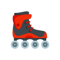 Freestyle inline skates icon. Flat illustration of freestyle inline skates vector icon for web design