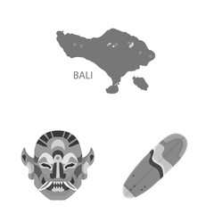 Isolated object of asian and geography sign. Set of asian and tourism vector icon for stock.