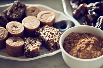 Raw sweets from seeds