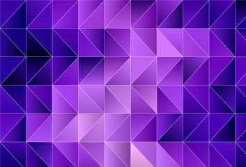 Light Purple, Pink vector gradient triangles texture.
