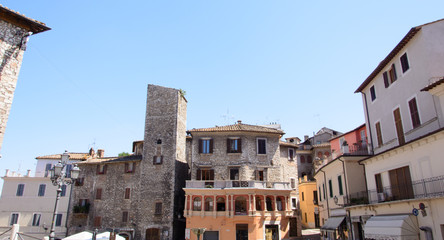 Fototapeta na wymiar Narni, ancient town in the Province of Terni. Umbria Italy. 