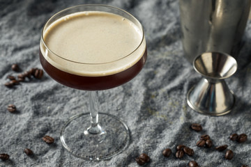 Homemade Alcoholic Espresso Martini