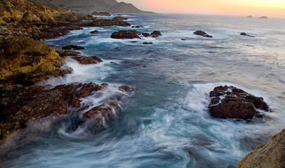 BIG SUR COAST AT SUNSET