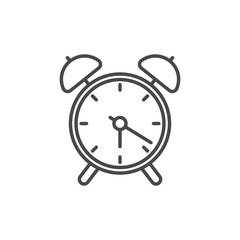 Isolated clock icon vector design
