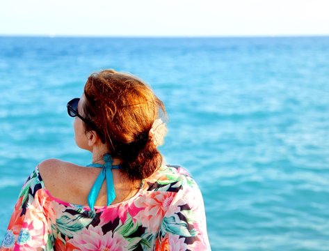 girl on the beach