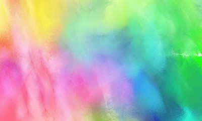 abstract watercolor painted background with silver, light sea green and pastel magenta color and space for text