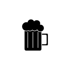 beer beverage fast food line style icon