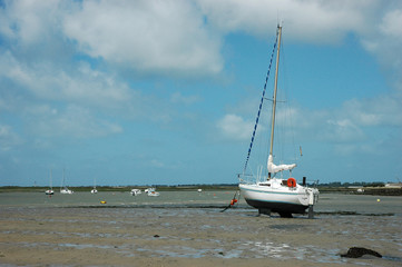 Sailboat on land