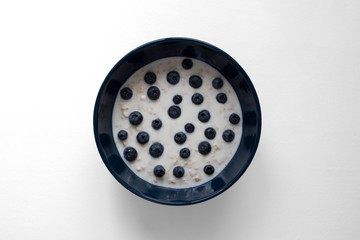 Oatmeal with bluekberry