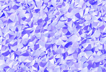 Light Purple vector abstract polygonal template.