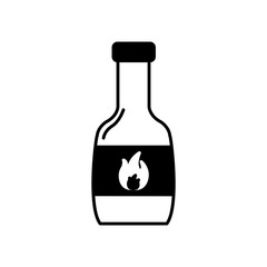 black and white food bbq design