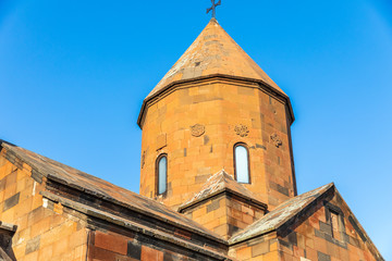 Fototapeta premium Western Asia,Eurasia,South Caucasus, Republic of Armenia. Ararat Province. Ararat Valley. Lusarat. Khor Virap. Surb Astvatzatzin Church.
