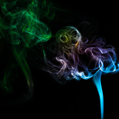 Obraz premium the ballerina of smoke