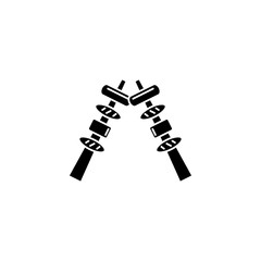 fast food line style icon