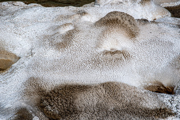 Fototapeta na wymiar Geothermal feature at old faithful area at Yellowstone National Park (USA)