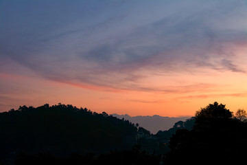Sunrise in Kandy, Sri Lanka