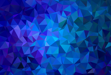 Obraz premium Dark Pink, Yellow vector polygonal pattern.