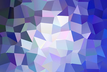 Dark Purple vector triangle mosaic background.