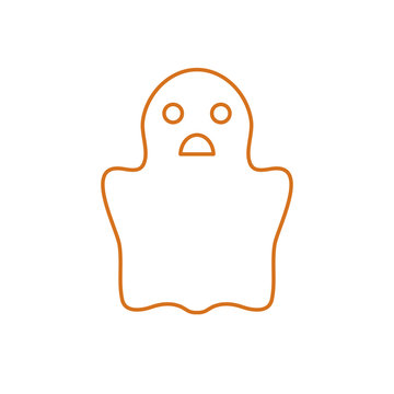 Halloween ghost cartoon vector design