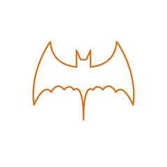 Halloween bat vector design