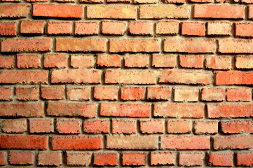old red brick wall background