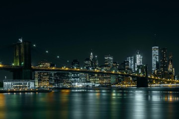Fototapeta na wymiar new york city at night 