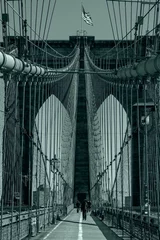 Fotobehang brooklyn bridge in new york © Max