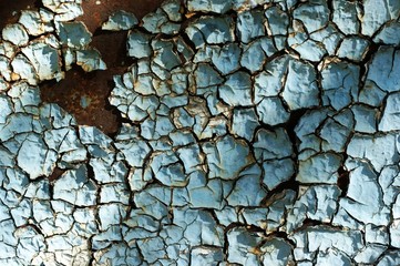 A Grunge Background with Old Peeling Paint