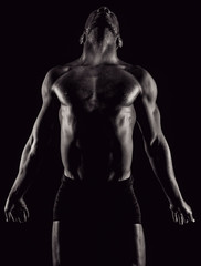 Fototapeta premium Male dancer with bare torso