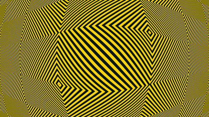 Fish Eye Yellow Diagonal Lines Abstract Motin Background