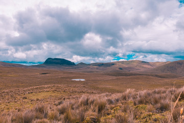 hermoso paisaje de los Andes de Sudam&eacute;rica 
