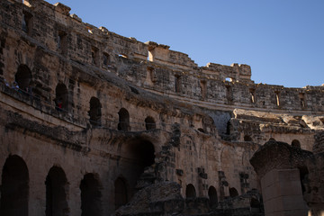 Obraz premium Colosseum Tunisia architecture