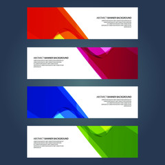 Vector Abstract design banner web template