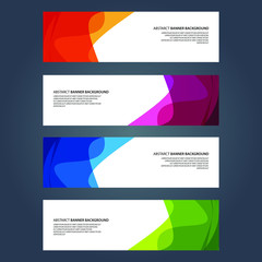 Vector Abstract design banner web template