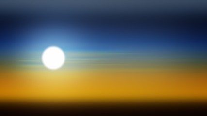 Moon background night gradient light, art cloud.