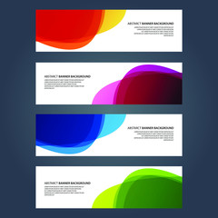 Obraz premium Vector Abstract design banner web template