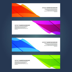 Vector Abstract design banner web template
