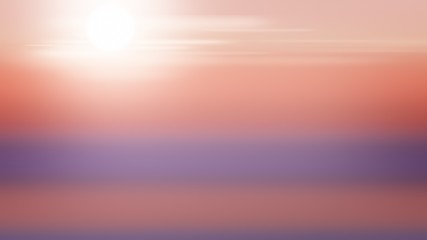 Obraz premium Sunset gradient background sunrise sun, color landscape.