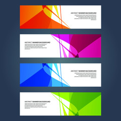Fototapeta premium Vector Abstract design banner web template