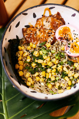 Delicious miso Ramen Asian noodles