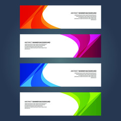 Vector Abstract design banner web template