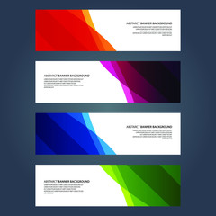 Fototapeta premium Vector Abstract design banner web template