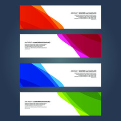 Fototapeta premium Vector Abstract design banner web template