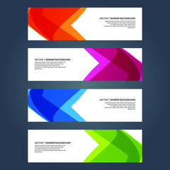 Vector Abstract design banner web template