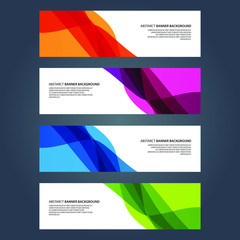 Fototapeta premium Vector Abstract design banner web template