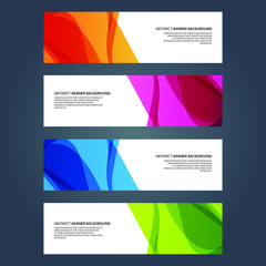 Fototapeta premium Vector Abstract design banner web template